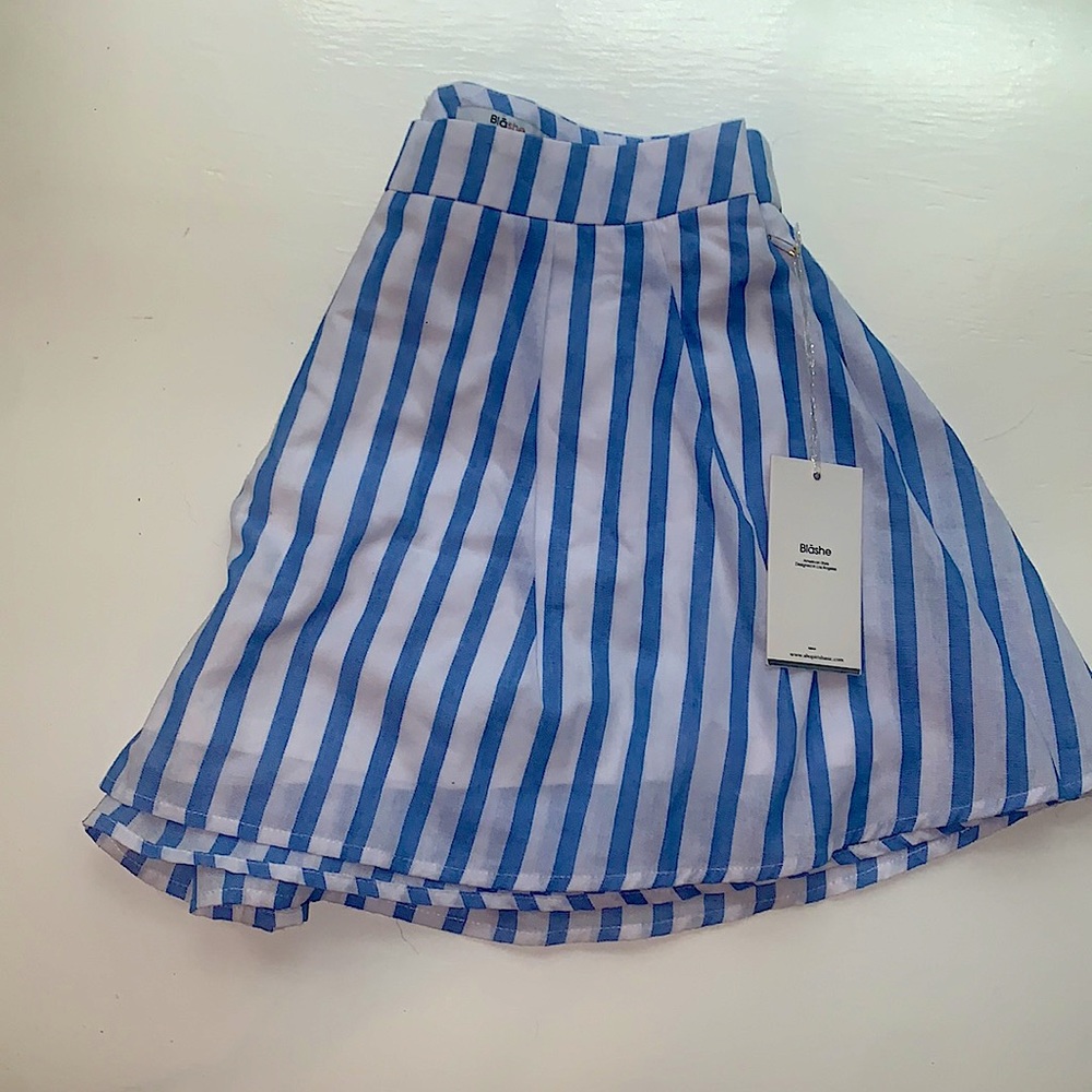 Blashe Striped Boho Shorts (Skorts) - Picture 3 of 4